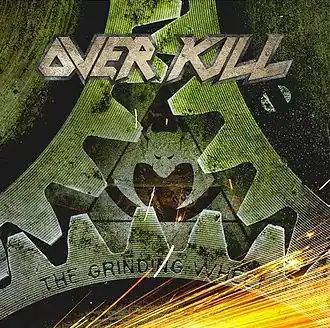 Обложка альбома Overkill «The Grinding Wheel» (2017)