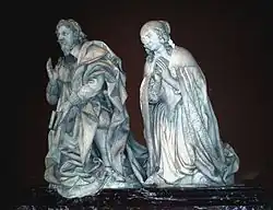 Надгробные памятники герцога де Лавьёвиля и его жены. Ныне в Лувре