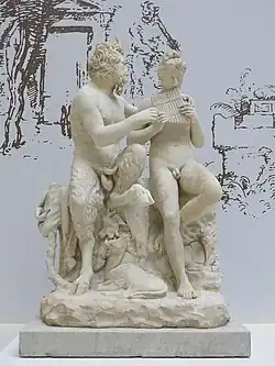 Пан и Дафнис. II век. Фонд Торлония