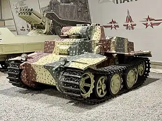 Pz.Kpfw. I Ausf. F в музейном комплексе парка «Патриот»