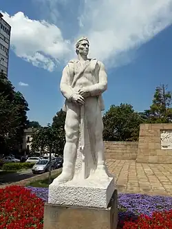 «Партизан на вечной страже», скульптор Радета Станкович