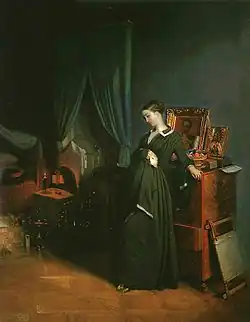 П. А. Федотов.«Вдовушка» (1851)