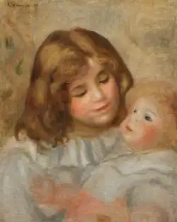 Маленькая девочка с куклой. Между 1897 и 1900. Холст, масло. Частное собрание