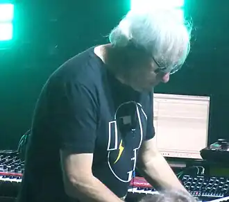 Барбиери на концерте с Porcupine Tree в 2022 году.