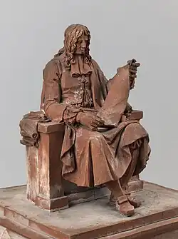 Жан-Батист Кольбер. Модель скульптуры. Ок. 1808. Терракота. Музей Карнавале, Париж