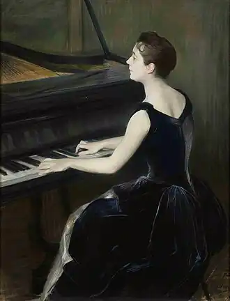 Жак Эмиль Бланш. Портрет Мари Леонтины Борд-Пен (1890)