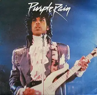 Обложка сингла Prince & The Revolution «Purple Rain» (1984)