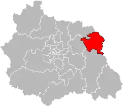 Тьер на карте