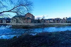 Река в Морпете в декабре 2022 года