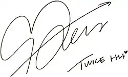 Изображение автографа