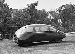 Schlörwagen[англ.]. 1939. Испытания дали коэффициент лобового сопротивления 0,113