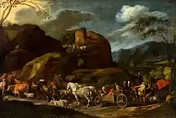 Возвращение Авраама в Ханаан. Ок. 1620. Холст, масло. Национальный музей изящных искусств, Рио-де-Жанейро