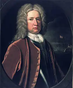 Портрет сэра Чарлза Вагера. 1731. Холст, масло. Национальный морской музей, Гринвич