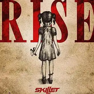 Обложка альбома Skillet «Rise» (2013)