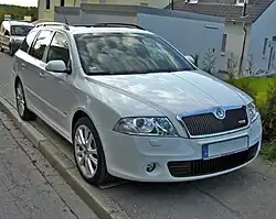 Škoda Octavia RS Combi до рестайлинга