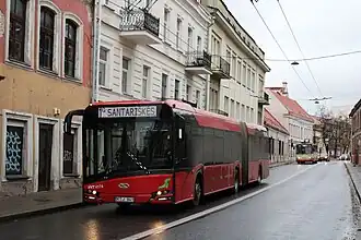 Solaris Urbino 18 (IV поколение) в Вильнюсе