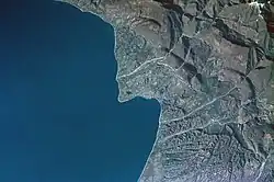 Сухуми из космоса.