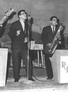 Выступление свомп-поп-музыканта Jivin' Gene, 1959 год