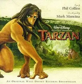 Обложка альбома Фила Коллинза и Марка Манчины «Tarzan: An Original Walt Disney Records Soundtrack» (1999)