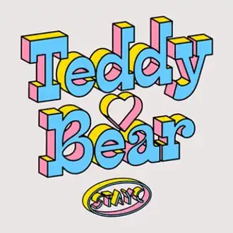 Обложка альбома StayC «Teddy Bear» (2023)
