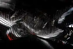 «The Flow». Тотальная инсталляция 45 м² Мурал, Москва, Россия. 2018