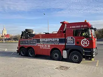 Автоэвакуатор на базе MAN TGA