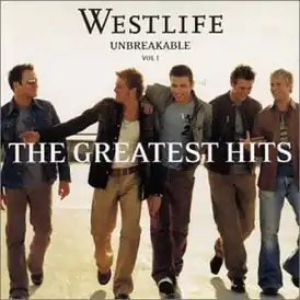 Обложка альбома Westlife «Unbreakable: The Greatest Hits, Vol. 1» (2002)