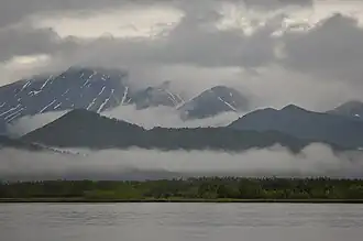 Валагинский хребет со стороны Кроноцкого озера