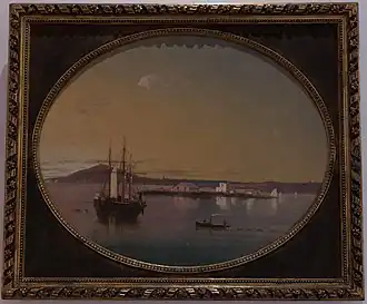 Пароход «Маркиз Олинда» на картине из коллекции Национального исторического музея Бразилии