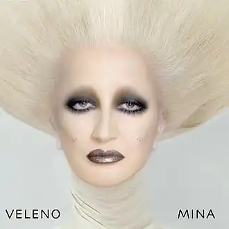 Обложка альбома Мины «Veleno» (2002)