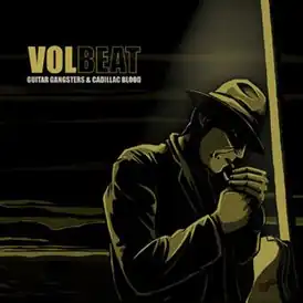 Обложка альбома Volbeat «Guitar Gangsters & Cadillac Blood» (2008)