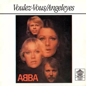 Обложка сингла ABBA «Voulez-Vous» (1979)