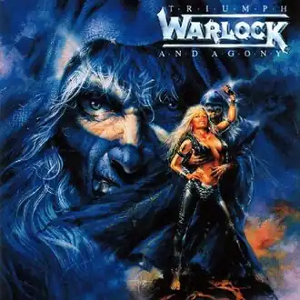 Обложка альбома Warlock «Triumph And Agony» (1987)