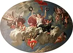 Тереза Кунегунда Собеская в образе богини Флоры. Между 1695 и 1700. Холст, масло. Замок Нимфенбург