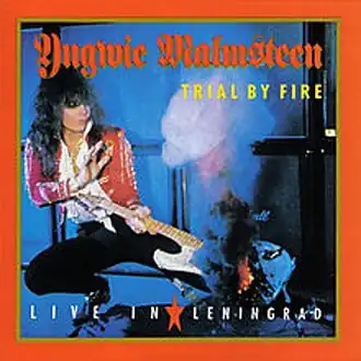 Обложка альбома Ингви Мальмстина «Trial by Fire: Live in Leningrad» (1989)