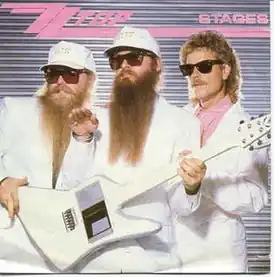 Обложка сингла ZZ Top «Stages» (1985)