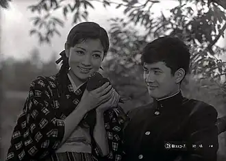 Рурико Асаока и Акира Кобаяси в кадре из фильма